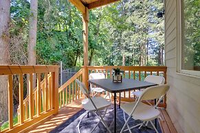 Deck w/ Forest View! Modern PNW Getaway By Boeing