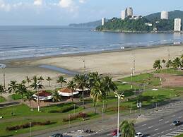 Apartamento no Flat Itararé Tower Beach - Vista ao Mar