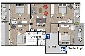 New Town - Apple Apartments
