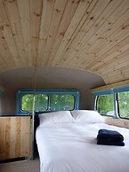 Ceridwen Glamping, Double decker Bus and Yurts