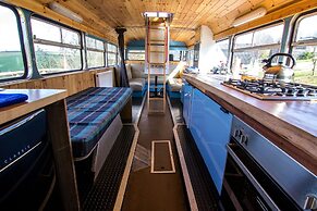 Ceridwen Glamping, Double decker Bus and Yurts