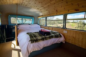 Ceridwen Glamping, Double decker Bus and Yurts