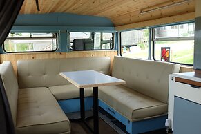 Ceridwen Glamping, Double decker Bus and Yurts