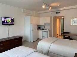 Ocean Front Casablanca Studios with FULL KITCHENS & Beach access By BL