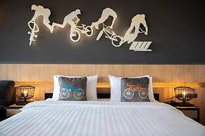 The VELO'S hotel and BMX Pump Track