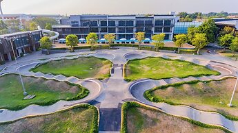 The VELO'S hotel and BMX Pump Track