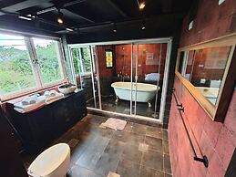 Gold Stone Crescent Moon Light