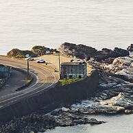 Gold Stone Crescent Moon Light