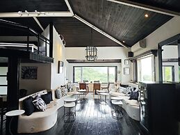 Gold Stone Crescent Moon Light