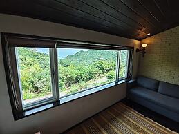 Gold Stone Crescent Moon Light