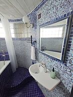 Gold Stone Crescent Moon Light