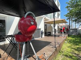 365BASE outdoor hostel