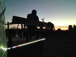 Yurt in Puyehue with Volcano Views