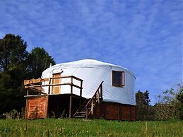Yurt in Puyehue with Volcano Views