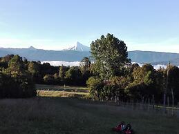 Yurt in Puyehue with Volcano Views