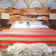 Yurt in Puyehue with Volcano Views