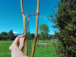 Yurt in Puyehue with Volcano Views
