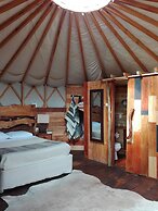 Yurt in Puyehue with Volcano Views