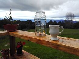 Yurt in Puyehue with Volcano Views
