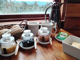 Yurt in Puyehue with Volcano Views