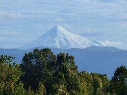 Yurt in Puyehue with Volcano Views