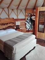 Yurt in Puyehue with Volcano Views