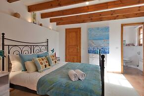 Mallorca traditional stone village house