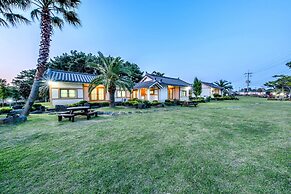 Stone Statue Village Hanok