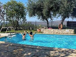 Villa Aloni-traditional Stone Villa With Nice View,pool and Garden
