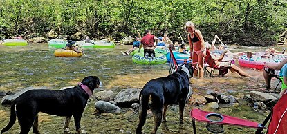 Bear Creek Lodge and Cabins in Helen Ga - Pet Friendly, River on Prope