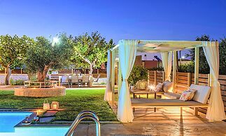 Cretan Sunrise Villa with Heated Pool