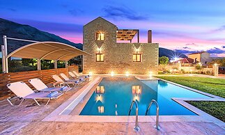 Cretan Sunrise Villa with Heated Pool