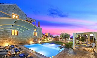 Cretan Sunrise Villa with Heated Pool