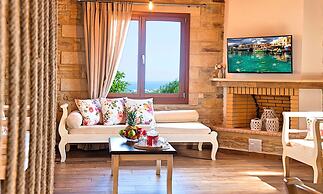Cretan Sunrise Villa with Heated Pool