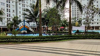 Monochrome Style 2 Bedrooms at Kalibata City Apartment By Travelio