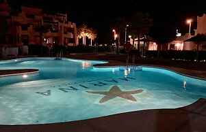 Casares Beach Golf Apartment With Private Garden and Pool Access