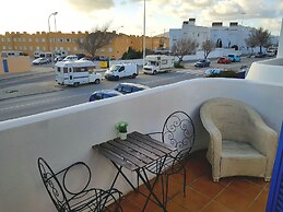 Beach House with Balcony and beach view