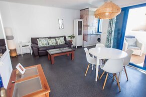 Beach House with Balcony and beach view
