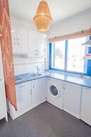 Beach House with Balcony and beach view