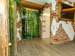 Chalet unter Weißblauem Himmel