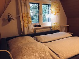Ferienhaus Mirow-Lärz - Kamin Wald Ruhe