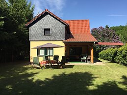 Ferienhaus Mirow-Lärz - Kamin Wald Ruhe