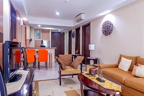 Cozy Pool View Kemang Village Residence Apartment with Direct Access t