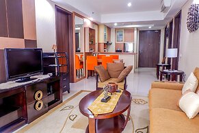 Cozy Pool View Kemang Village Residence Apartment with Direct Access t