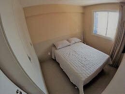 Flat no novo edifício conceito com linda vista mar