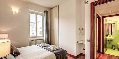 Attic terrace with St Peter's Dome View