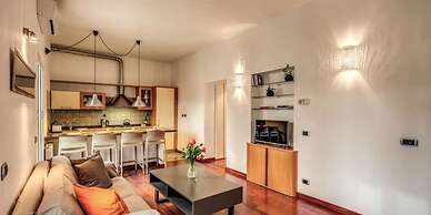 Attic terrace with St Peter's Dome View