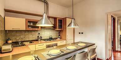 Attic terrace with St Peter's Dome View