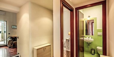 Attic terrace with St Peter's Dome View