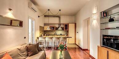 Attic terrace with St Peter's Dome View